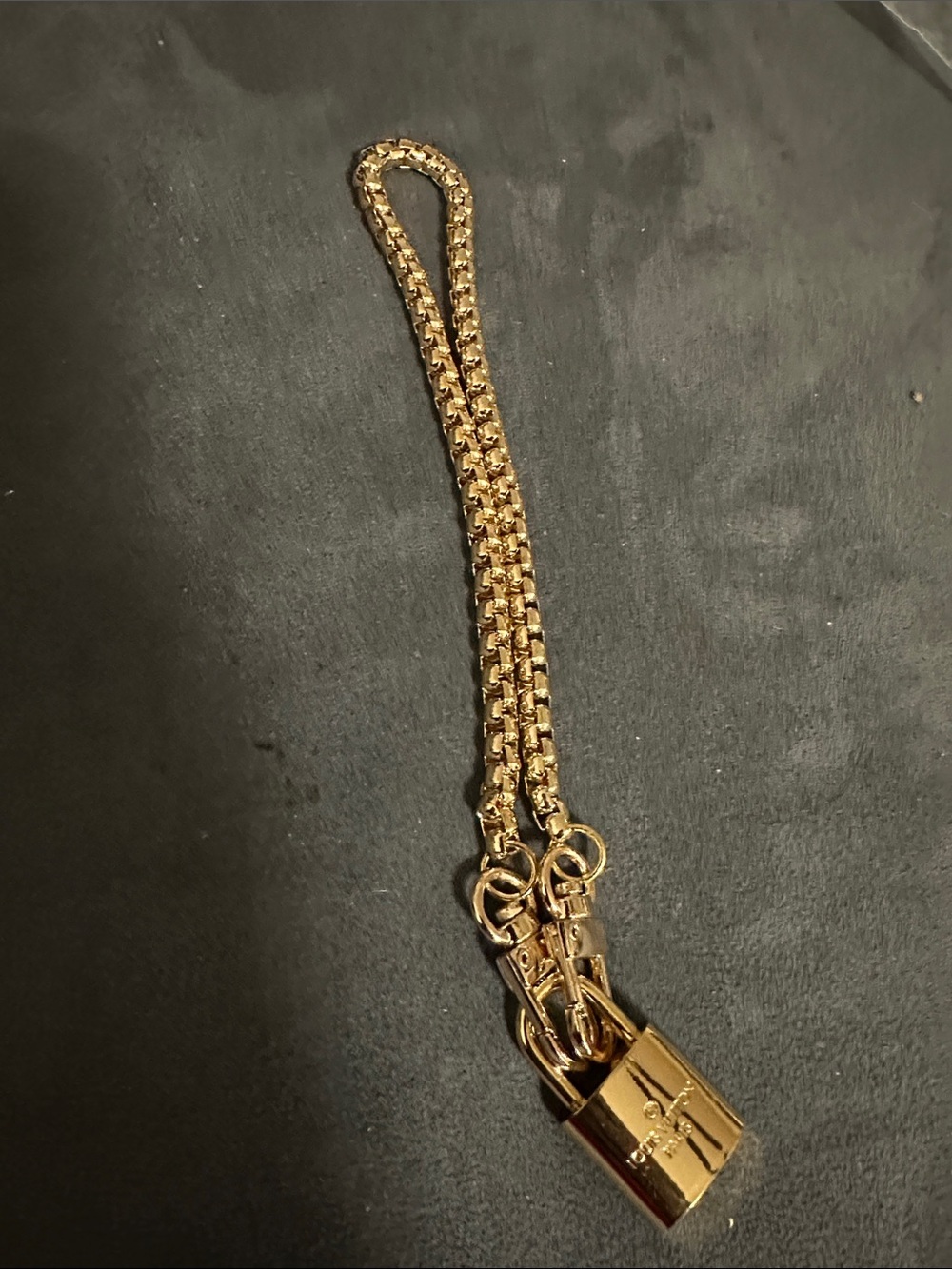 Louis Vuitton Gold Padlock Necklace - Picture 2 of 7
